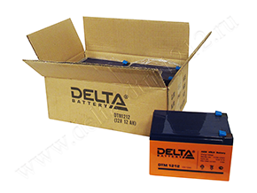 Упаковка аккумулятора Delta DTM 1212. Фото №3